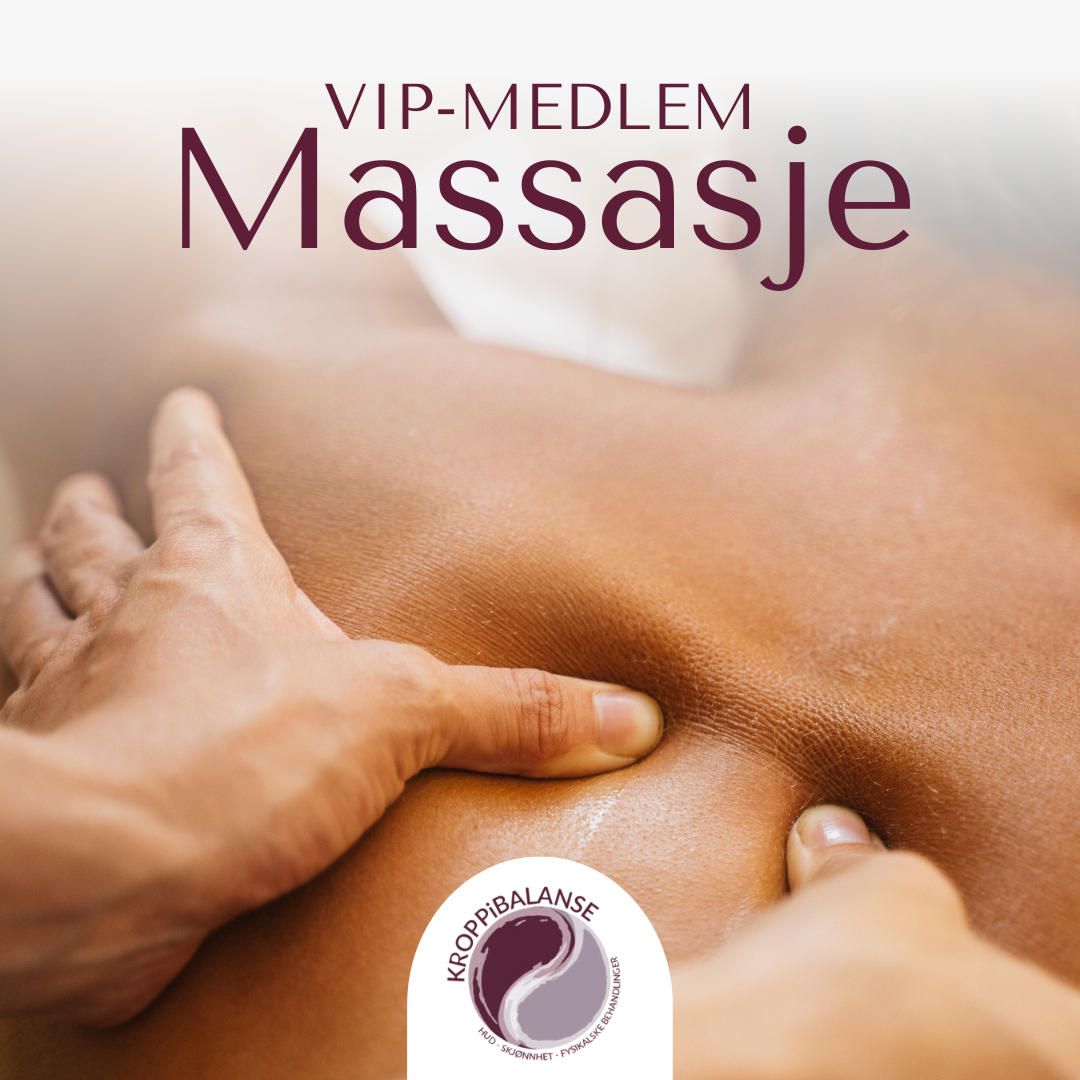 VIP medlem massasje Kroppibalanse