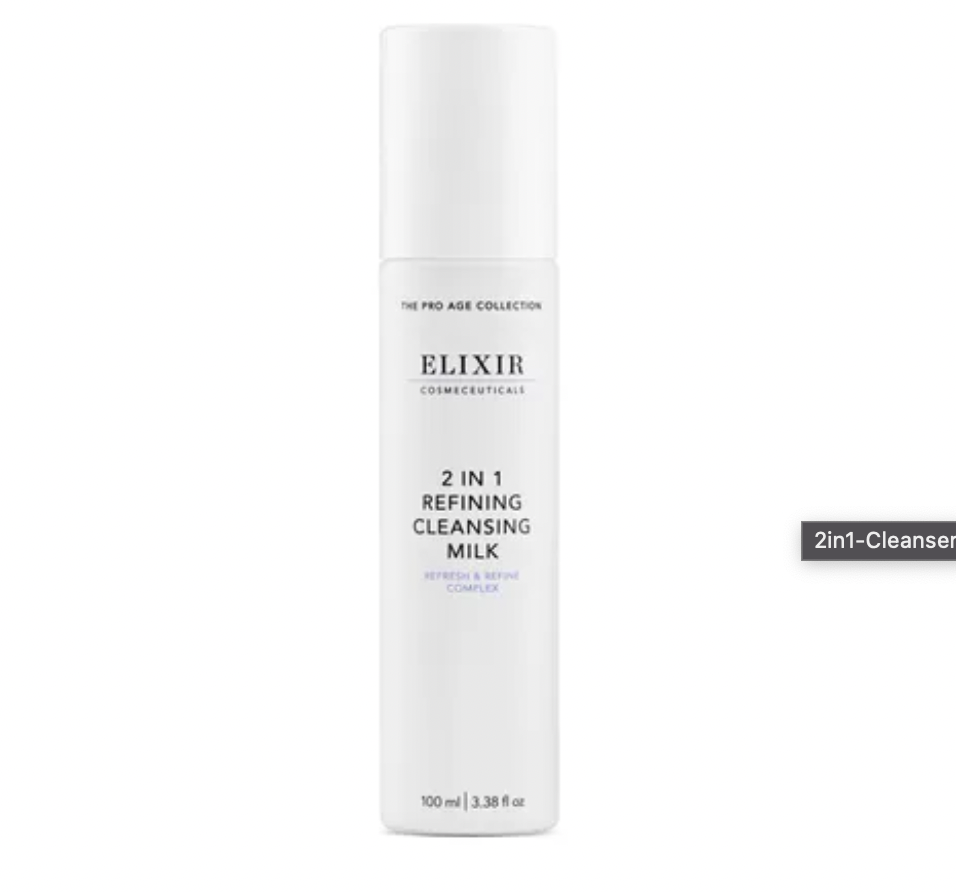 Elixir Cosmeceuticals 2 in 1 Refining Cleansing Milk