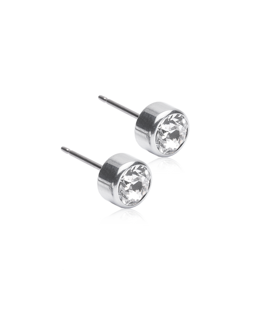 Blomdahl Silver Titanium Bezel