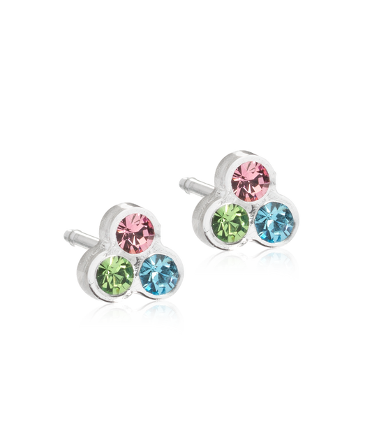 Blomdahl Medical Plastic Clover 6mm Light Fantasy