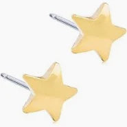 Blomdahl Golden Titanium Star 5mm